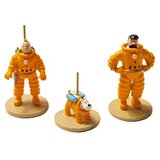 Moulinsart Figura - Tintin, Haddock and Snowy, Cosmonaut Cene
