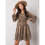 Italy Moda Dress-DHJ-SK-8777B-2.94P-black-beige | Shoptok.si