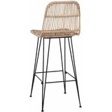 Barska stolica 2 pcs Prirodna 44 x 55 x 109 cm Ratan i Čelik | shoptok.hr
