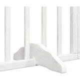 vidaXL Vrata za pse s vratašcima 12 panela sklopiva 960 cm drvo topole | shoptok.hr