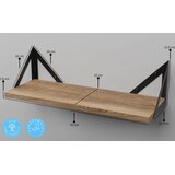 CASSA TOKO 2x 42 cm stenski polici iz pavlovnije | Shoptok.si