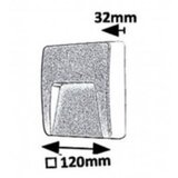 Rabalux Zidna rasvjeta LED 3W 100lm 4000K IP65 TRENTO C | shoptok.hr