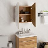  Kupaonski ormarić s ogledalom LED boja hrasta 47 x 47 x 17,5 cm | shoptok.hr