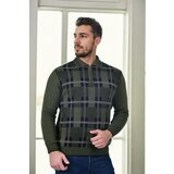 Dewberry 29496 Zippered Polo Neck Mens Sweater-Khaki Cijene