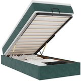 Maison Chic Otomanski Posteljni okvir - Enojna postelja - Postelja za odrasle z vzmetnico zelen 80x200 cm žamet-J2616, (21776949) Cene