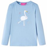 vidaXL Dječja majica dugih rukava svjetloplava 128 | shoptok.hr