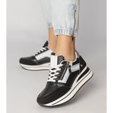 Gemre Black sports sneakers adorned with a zipper Syvilla | shoptok.hr