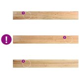  Okenske police 2 kosa neobdelana 160x20x2 cm trdna hrastovina | Shoptok.si