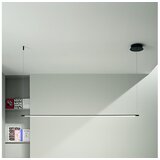  Ondaluce - LED prigušiva luster na sajli GENIUS LED/28W/230V crna | Eponuda.com