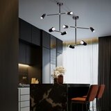 Toolight Stropni luster APP1708-4CP BLACK + GOLD | shoptok.hr