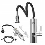 INOX LCD kuhinjski pretočni električni grelnik vode 3000W s fleksibilnim izlivom | Shoptok.si