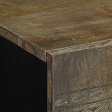  Noćni ormarić svijetlo sivi 50x33x60 cm Puno drvo Mango | Eponuda.com