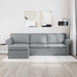SOFA Svijetlo siva 245 x 138 x 80 cm tkanina | shoptok.hr