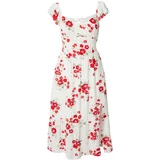Hollister Ljetna haljina svijetlozelena / crvena / bijela
