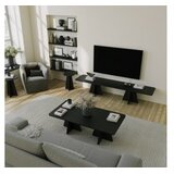 Hanah home Klub sto Mushroom 180x40x42cm Crni | Eponuda.ba