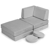 ECO TOYS DIY modularna fotelja sa 8 jastuka - siva | shoptok.hr