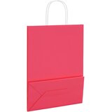  Papirnate vrećice 50 kom s ručkama ružičaste 26x12x35 cm | shoptok.hr