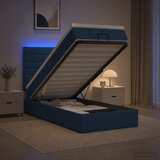  od pjene s madracem i LED-om Plava 90 x 200 cm Tkanina | shoptok.hr