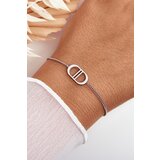 Kesi Women's Silver Stainless Steel Bracelet Cene