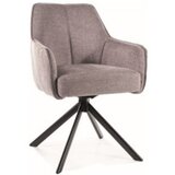  Stolica NOTTI - Baršun - svijetlo siva | shoptok.hr