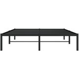Metalni okvir za krevet crni 140x200 cm | Shoptok.si