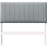 vidaXL tapecirani uzglavlje svijetlo siva 100 cm čvrsto borovo drvo | shoptok.hr
