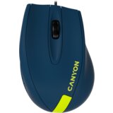 Canyon Wired Optical Mouse with 3 keys DPI 1000 With 1.5M USB cableBlue-Yellowsize 68*110*38mmweight:0.072kg | Eponuda.ba