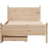  Okvir kreveta bez madraca 75 x 190 cm od masivne borovine | shoptok.hr
