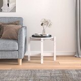  Stolić za kavu bijeli Ø 52,5x45 cm od masivne borovine | shoptok.hr