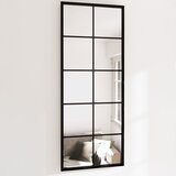 vidaXL Zidna ogledala 2 kom crna 100 x 40 cm metalna Cijene