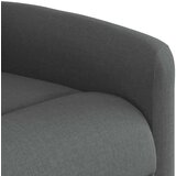 vidaXL Masažni naslanjač temno sivo blago | Shoptok.si