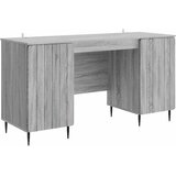  Stol s policom Siva sonoma 142,5 x 50 x 75 cm Konstruirano drvo | Eponuda.ba