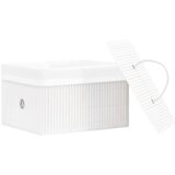  Kutije za pohranu od bambusa 4 kom bijele | Eponuda.com