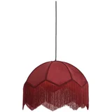 Bordo rdeča viseča svetilka s tekstilnim senčilom ø 60 cm Malacia –