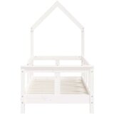  Otroški posteljni okvir bel 70x140 cm trdna borovina, (20916902) | Shoptok.si