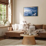  Plakat Aerial Landscapes: Sunbeams Illuminating Puffy Cloud Formations 90x60 Zlatni okvir | shoptok.hr