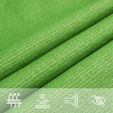  311272 Sunshade Sail 160 g/m² Light Green 2x2 m HDPE | shoptok.hr