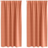  Zavjese za blackout s prstenovima 2 pcs Terakota 175 x 140 cm | shoptok.hr