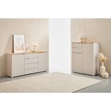 home24 ŠIROKA KOMODA, kašmir, hrast artisan | Shoptok.si