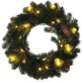 solight 1V239 - LED spoljašnji božićni venac 15xLED/3xAA IP44 | Eponuda.com