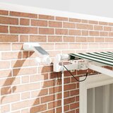 Tenda Zelena i bijela 300 x 250 cm Poliester i metal | shoptok.hr