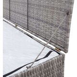 Poli Vrtna kutija za pohranu siva 150 x 50 x 60 cm od poliratana | shoptok.hr