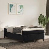 The Living Store Posteljni okvir črn 120x200 cm žamet - Box Spring Posteljni Okvir, (21488220) | Shoptok.si