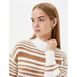 Koton Turtleneck Sweater Soft Textured Long Sleeve Cene