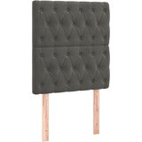 Box spring krevet s madracem tamnosivi 80 x 200 cm baršunasti | shoptok.hr