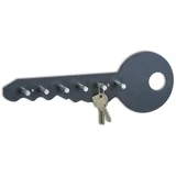 Držač za ključeve Color , crni,metal/alu