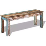 vidaXL Klupa od masivnog obnovljenog drva 110 x 35 x 45 cm | shoptok.hr