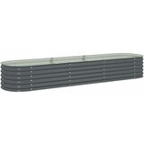 Furnova Visoka greda 320x80x44 cm pocinkano jeklo siva, (21919918) | Shoptok.si