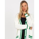 Fashion Hunters Wholesale Ecru women's cardigan with RUE PARIS buttons | Shoptok.si