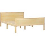  Posteljni okvir iz trdne borovine 160x200 cm, (20644275) | Shoptok.si